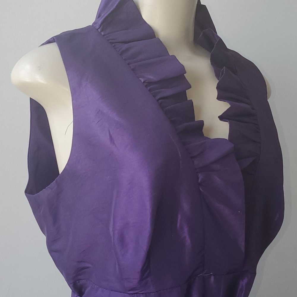 ♥️💜LONDON TIMES LAVENDER SLEEVELESS DRESS💜♥️ - Picture 9 of 11